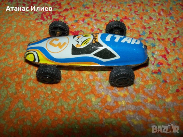 Малка ламаринена количка Старт №3 , соц играчка, снимка 3 - Коли, камиони, мотори, писти - 51131205