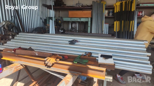 Поцинковани тръби, снимка 2 - Строителни материали - 54178071