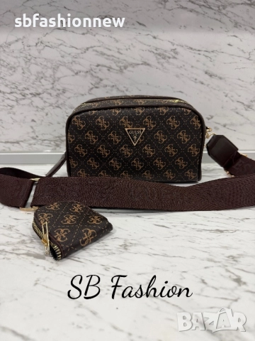 Guess чанта в кафяво, снимка 2 - Чанти - 52820774