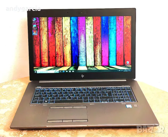 HP ZBook 17 G5/Core i7/16GB RAM/512GB SSD NVME/17.3 FHD IPS/NVidia Quadro P3200 6GB WorkStation, снимка 1 - Лаптопи за работа - 41629550