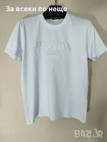 Prada Мъжка Тениска👕Мъжка Блуза С Къс Ръкав - Различни Цветове Код Urban33, снимка 2 - Тениски - 53667663