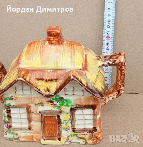 порцеланов чайник , снимка 4 - Антикварни и старинни предмети - 53407280