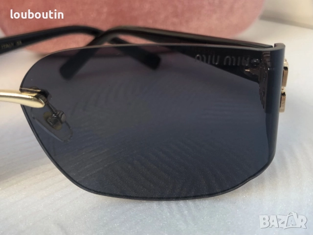 Miu 2025 дамски слънчеви очила 2 цвята правоъгълни, снимка 4 - Слънчеви и диоптрични очила - 51762430