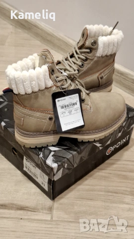 Бежово детски боти, снимка 3 - Бебешки боти и ботуши - 53676624