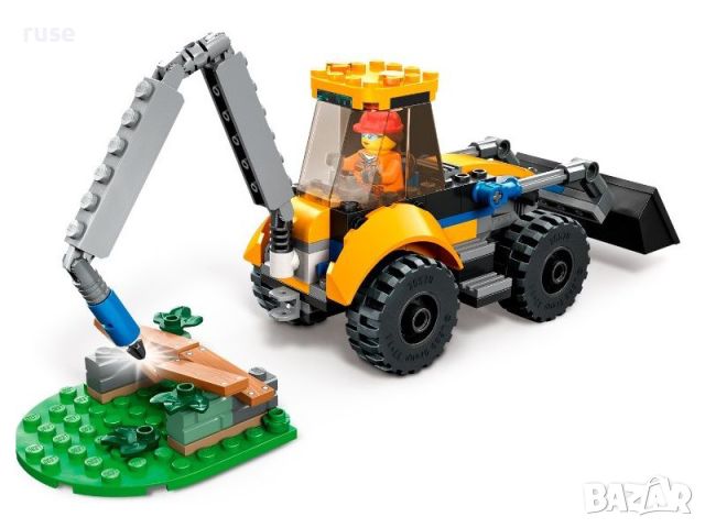 НОВИ! LEGO® City Great Vehicles 60385 Строителен багер, снимка 5 - Конструктори - 45917120
