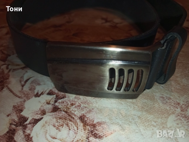 LLOYD Оригинал Нов Мъжки Колан Изцяло от Естествена Кожа 115см., снимка 12 - Колани - 52777229