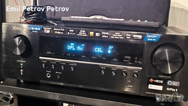 ⭐⭐⭐ Denon AVR-S650H 5.2-канален ресивър Wi-Fi®, Bluetooth®, Apple® AirPlay® 2 и Amazon Alexa, снимка 2 - Ресийвъри, усилватели, смесителни пултове - 53650735