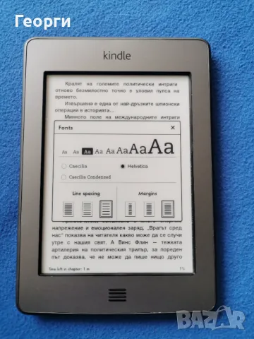 четец Kindle Touch, снимка 4 - Електронни четци - 47568983