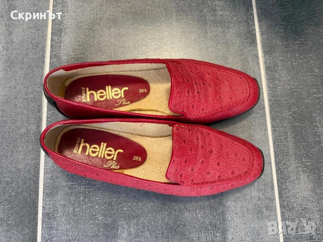 Heller France, 38,5, естествена кожа, Отлични!, снимка 7 - Дамски ежедневни обувки - 38712889