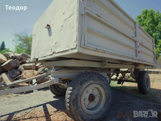 Двуосово ремарке с хидравлика и спирачки, снимка 6 - Ремаркета - 51476891