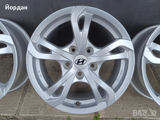 Алуминиеви джанти 16 ' цола 5x114,3 Хюндай / HYUNDAI 6,5J ET45 + датчици за налягане, снимка 9 - Гуми и джанти - 54182877