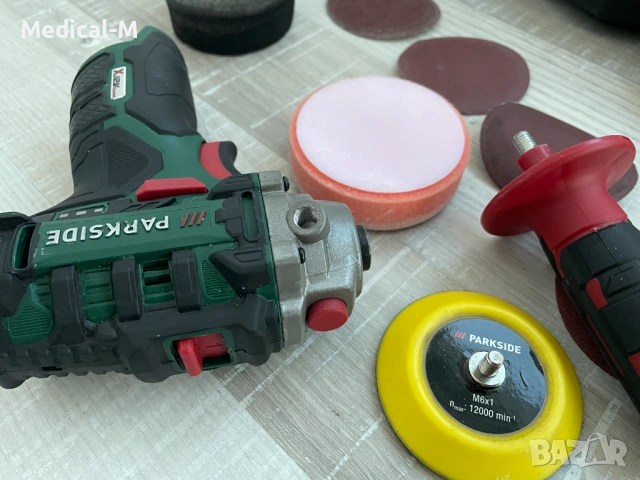 Акумулаторна Полираща Машина PARKSIDE 12V PAAP, снимка 4 - Полирмашини - 53699144