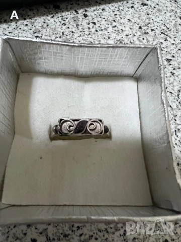 Сребърни пръстени и висулка, снимка 5 - Пръстени - 50109750