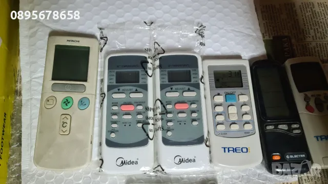 TREO , Hitachi , Midea , ELECTRA Дистанционни за климатик, снимка 4 - Климатици - 47962911