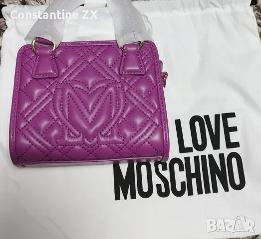 Кожена дамска чанта през рамо LOVE MOSCHINO / официална, луксозна, вечерна, Москино /, снимка 1