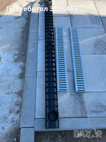 Линеен отводнител 100х50х1m, Клас А15 до 1,5 тона, снимка 4 - Строителни материали - 53060139