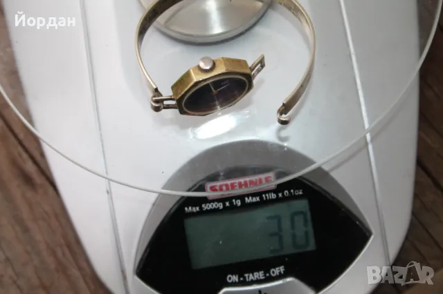 Дамски сребърен Швейцарски часовник с позлата /17 камъка/, снимка 14 - Дамски - 49798121