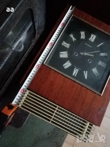 Стенен часовник Янтар с махало , снимка 3 - Други стоки за дома - 24219480