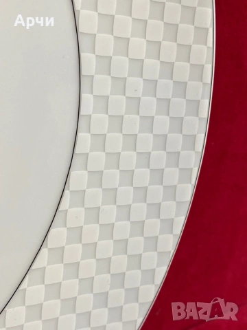 Баварско плато за торта и сосиера, снимка 2 - Прибори за хранене, готвене и сервиране - 53933328