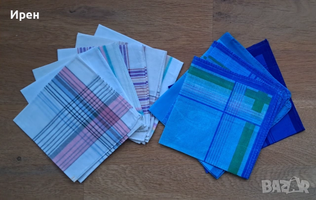 Мъжки носни кърпи 8 броя, снимка 2 - Други - 53584597
