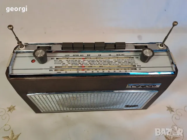 ретро радио транзистор Graetz Page    8/3, снимка 2 - Радиокасетофони, транзистори - 50410267