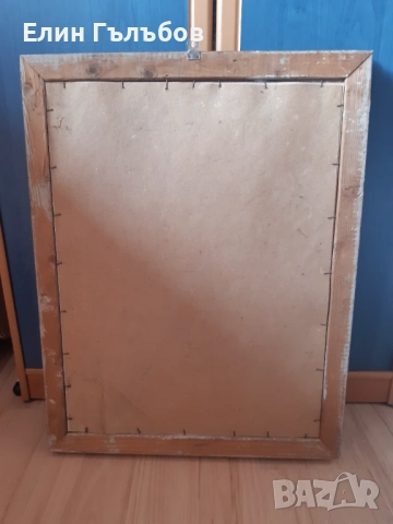 Портрет на Тодор Живков в дървена рамка, ретро, снимка 8 - Антикварни и старинни предмети - 54204237