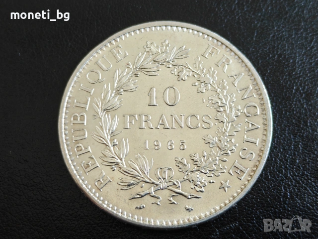 СРЕБРО Франция 10 франка 1965