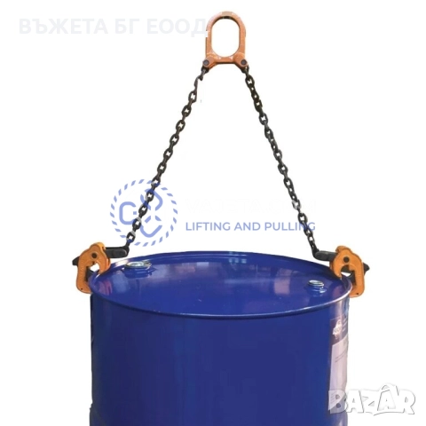 Сапан за повдигане на варели текстилен и верижен, снимка 3 - Други машини и части - 33100670