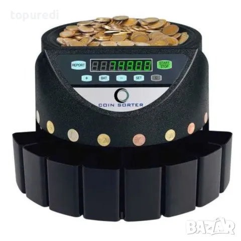 Професионален брояч на стотинки с автоматично сортиране и сумиране, снимка 1