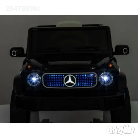 Акумулаторен джип Mercedes EQG Electric G-Class 12V с отварящи се врати меки гуми 4x4, снимка 1 - Детски велосипеди, триколки и коли - 48662647