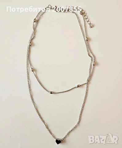 Дамско колие, чокър сребърно покритие , снимка 2 - Колиета, медальони, синджири - 53795614