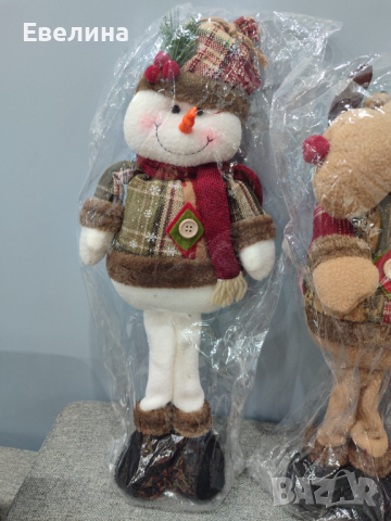 Фигурка декорация за Коледа, Еленче, Дядо Мраз, снежен човек, снимка 6 - Декорация за дома - 44941022