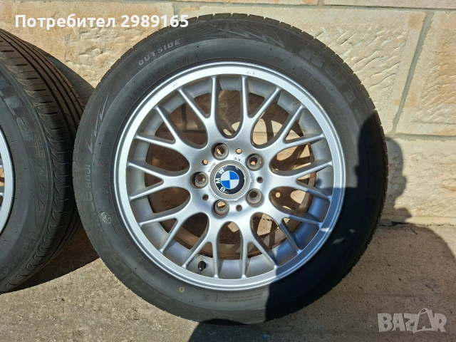 Оригинални BMW Style 42 16" джанти с гуми 205/55/16 – E46 / E36 / Z3, снимка 3 - Гуми и джанти - 53839815