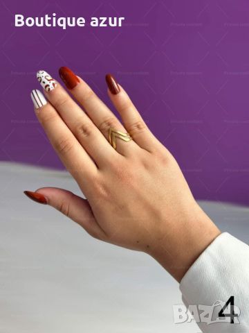 Красив дамски пръстен от неръждаема стомана с изящни извивки