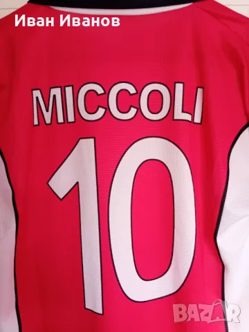 Оригинална фланелка на Перуджа - Фабрицио Миколи - 2003/2004г., снимка 2 - Футбол - 50419006