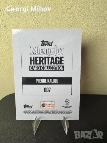 Pierre Kalulu Auto /10 Topps Merlin Heritage AC Milan, снимка 2 - Колекции - 53994833