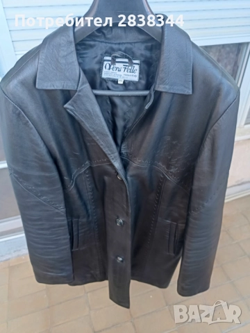 Дамско яке естествена кожа от Италия, снимка 4 - Якета - 51641963