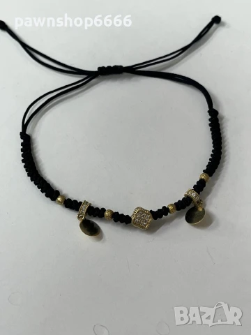 Гривна конец със златни елементи , снимка 3 - Гривни - 50737460