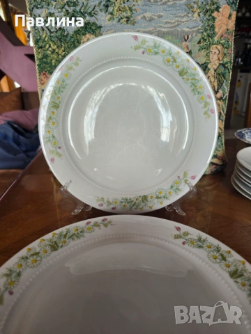 Порцеланови чинии с маркировка, снимка 2 - Чинии - 53865569