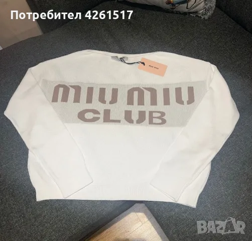 Блуза MIU MIU, снимка 4 - Блузи с дълъг ръкав и пуловери - 48770233