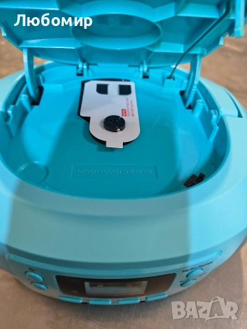 Преносим CD плейър Cyberlux | Детски CD плейър | AUX-IN | USB , снимка 4 - Аудиосистеми - 53574464