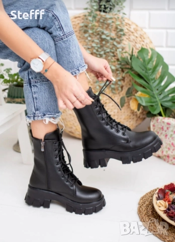 Дамски боти еко кожа
