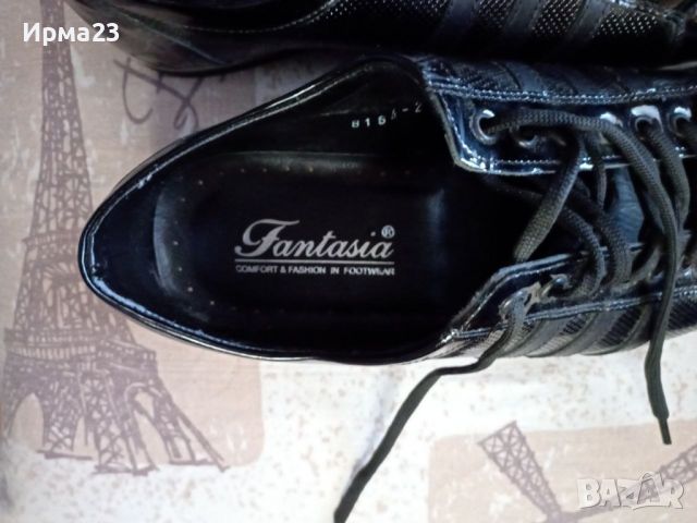 Мъжки обувки ест. лак, снимка 3 - Спортно елегантни обувки - 45794161