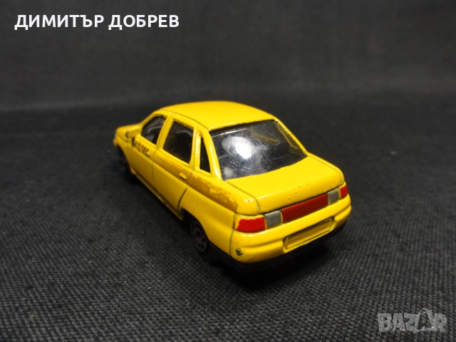 1/64 СТАРА РЕТРО МЕТАЛНА КОЛИЧКА ЛАДА LADA 110 TAXI, снимка 3 - Колекции - 51749180