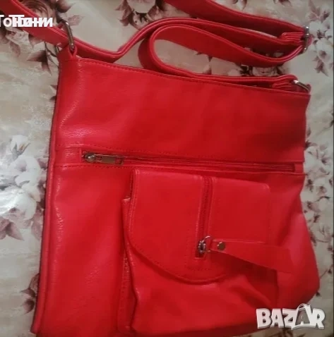 Нова Кожена Дамска Чанта , снимка 4 - Чанти - 52790986