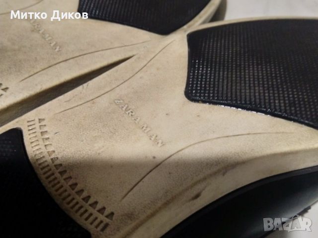 Мъжки обувки естествена кожа леки маркови на Зара Мен №40 стелка 255мм, снимка 12 - Ежедневни обувки - 45607817
