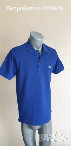 Lacoste Pique Cotton  Mens Size 3 - S НОВО! ОРИГИНАЛ! Мъжка Тениска!, снимка 2 - Тениски - 49844573