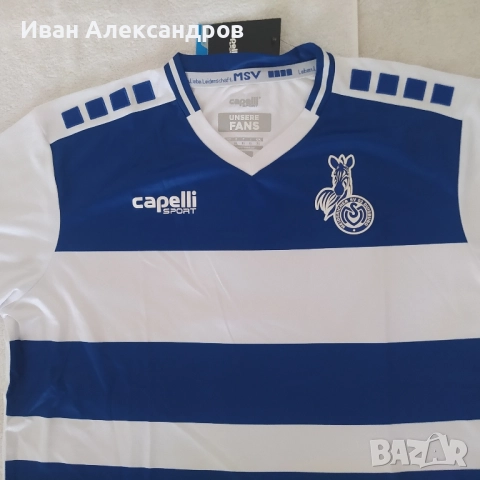 Нова фланелка Duisburg, разм.XL,XXL, снимка 4 - Футбол - 44713365