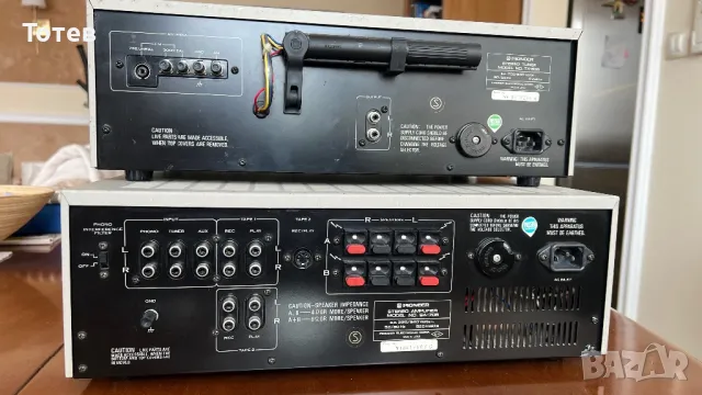 PIONEER SA-706, PIONEER TX-606, снимка 5 - Ресийвъри, усилватели, смесителни пултове - 49514174