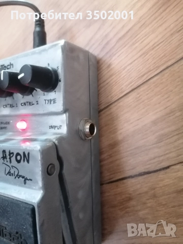 педал ефект digitech the weapon multi effect guitar pedal, снимка 3 - Други - 52844793